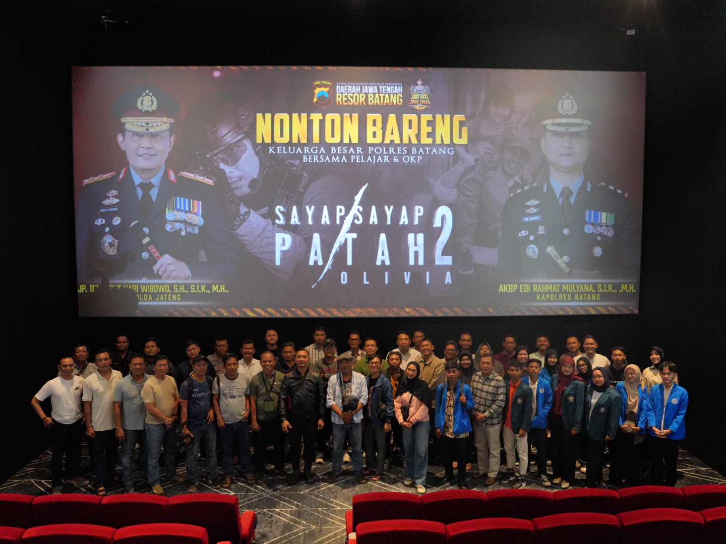 Sayap-Sayap Patah 2, Cermin Keteguhan Jiwa Bhayangkara: Polres Batang Ajak Masyarakat Nobar dan Refleksi Perjuangan Polri. Foto: Humas Polres Batang