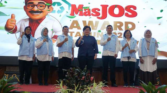 Pemkot Yogya apresiasi Mas JOS Award 2025. Hampir 37 ribu keluarga aktif memilah dan mengolah sampah dari rumah. Foto: warta.jogjakota.go.id