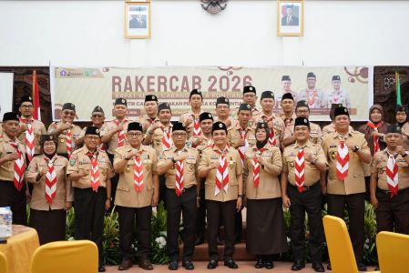 Pramuka Pontianak perkuat pembinaan generasi muda, tekankan kualitas anggota dan peran strategis dalam membentuk karakter berintegritas. foto: Dok MC Pontianak