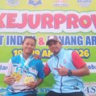Kabupaten Mojokerto juara umum Kejurprov Loncat Indah Jatim 2026, menggeser dominasi Surabaya dengan raihan 8 emas foto: MC Jatim 